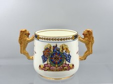 Paragon China King George VI Coronation Twin Handled Loving Cup 1937