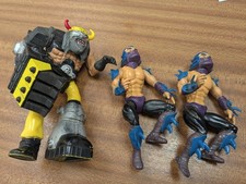 vintage 1980s toys - Thundercats hammerhead & Teenage ninja turtles shredder