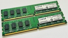 4GB (2 x 2GB) Crucial