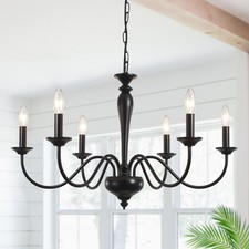 LWYTJO Tinoco 6-Light Black