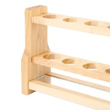Wooden Test Tube Rack Storage