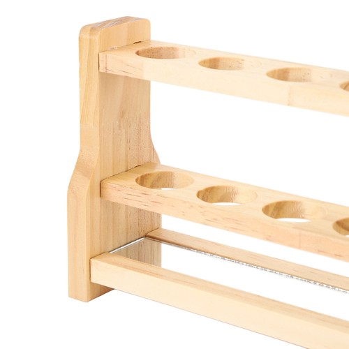 Wooden test tube rack - wooden,
