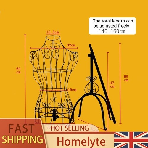 Half body dress form wire - half,