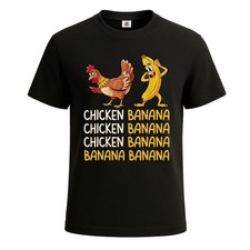 CHICKEN BANANA FUNNY T-SHIRT