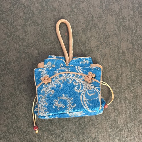 Chinese silk evening - silk, bag
