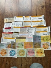 35 wolves ticket stubs  1971 -