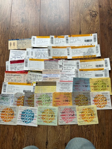 Wolves ticket stubs - stubs,