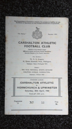 Carshalton athletic - carshalton, v