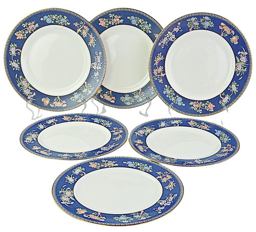 Wedgwood blue siam set 6 - wedgwood, of