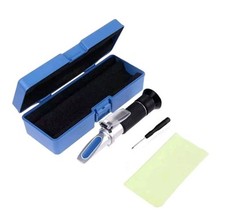 Salinity Refractometer with ATC Function 0-28% Dual Scale Salt Sea Water Tester