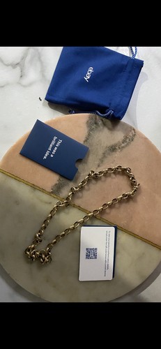 9ct gold belcher chain - 9ct,