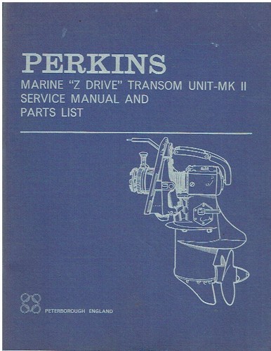 Perkins marine drive - marine, transom