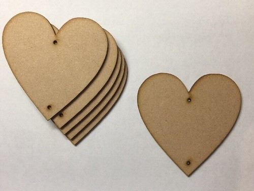 Wooden 100mm laser cut - wooden,