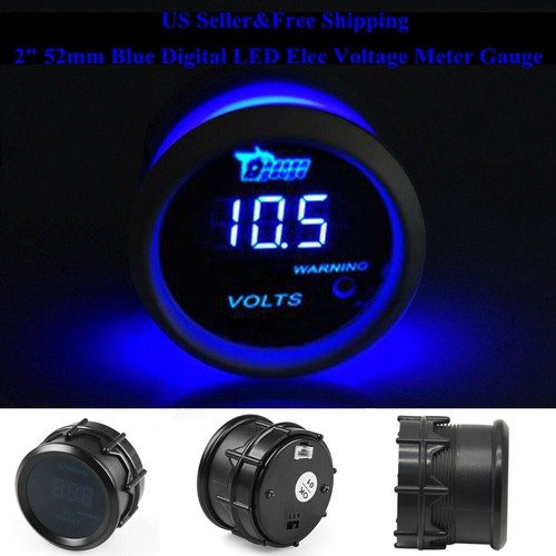 52mm blue digital led - 2",