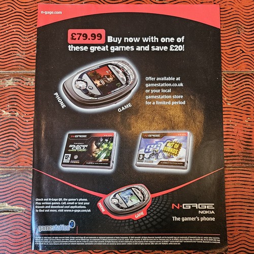 Nokia gage poster - poster, style