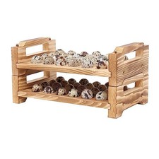 2x Wooden Egg Holder Egg