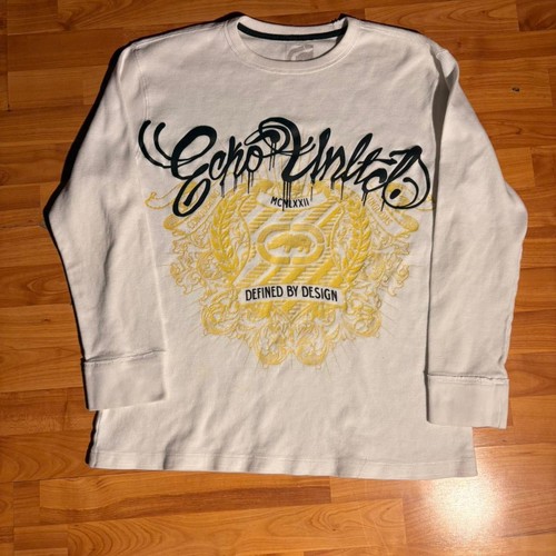 Ecko unltd white long sleeve - unltd,