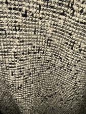 BLACK & IVORY HAND WOVEN