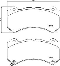 New Brake Pad Set, disc brake
