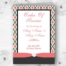 Coral Pink Rose Shabby Chic