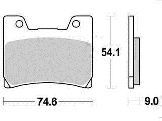 Brake pad yamaha fzr 1000 - fzr,