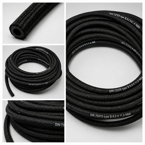 Cotton braided rubber - braided,