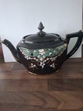 Vintage Black Hand-Painted