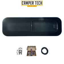 Universal 800mm x 270mm DRIVER Side Sliding Window with Bonding Kit and U-Trim