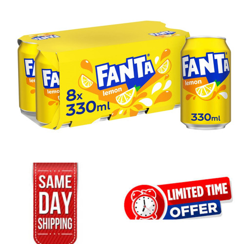 Lemon soft drink cans 330 - soft,
