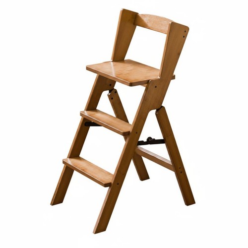 Ladder stool with - stool, backrest