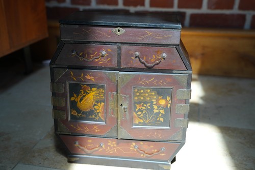 Antique japanese meiji lacquer - japanese,