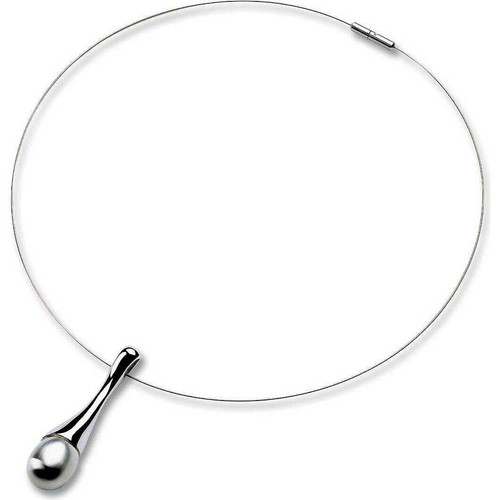 Breil polished steel necklace - polished,