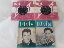 ELVIS PRESLEY, 2 X SINGLES & 2