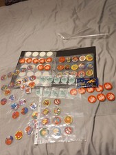 Folder, Tazo & Pog Joblot (Simpsons, Madcaps, World Tazos, Laser caps, Batman)