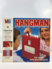 Hangman MB Game Vintage Family Fun Word Guessing Games 1988