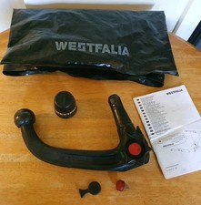 Genuine Westfalia Detachable Towbar Tow hitch  great condition +2 keys, cap, bag