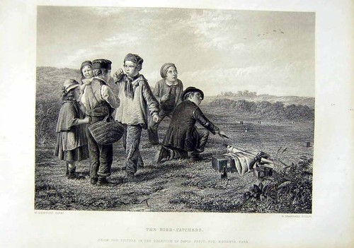 Original old antique - old, print