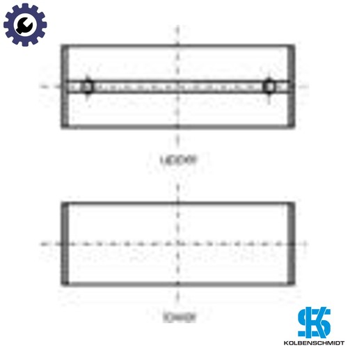 Crankshaft bearing set - crankshaft,