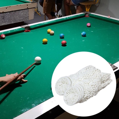 Cotton mesh pool table - table, pockets