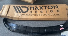 Front Diffuser Splitter V1 Maxton Design Gloss Black Mercedes Gle W166 Amg-Line
