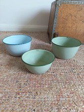 Vintage Enamel Ware Bowls