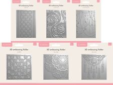 3D Textured Embossing Folders Collection by Crafter's Companion