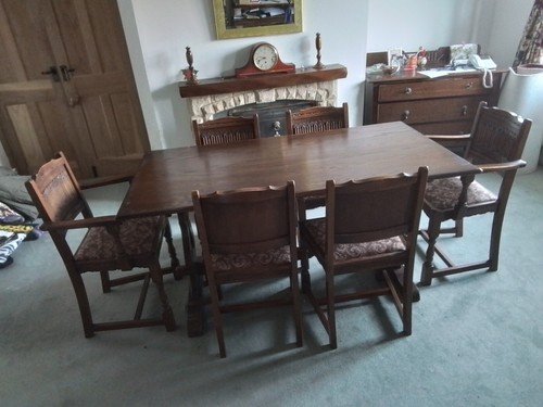 Old charm dining table - charm,