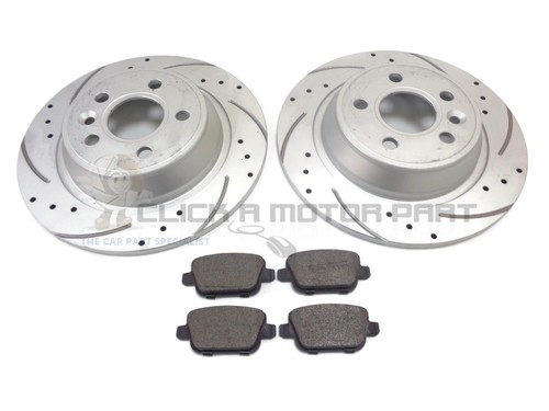 Rear drilled grooved brake - drilled,