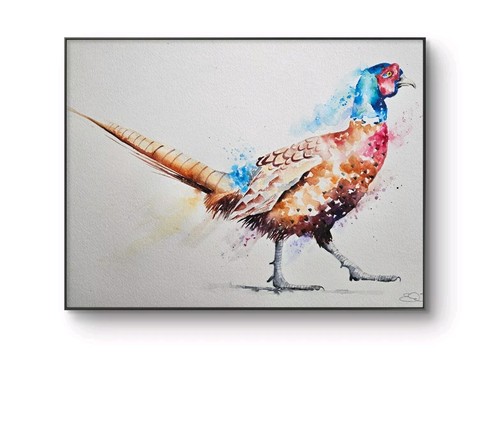 Original pheasant watercolour - original,