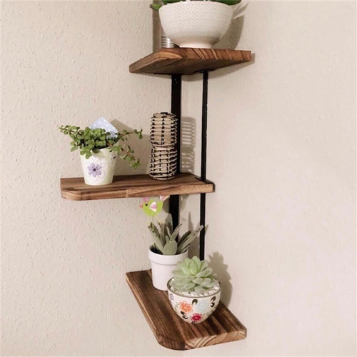 Wooden corner shelf - corner,