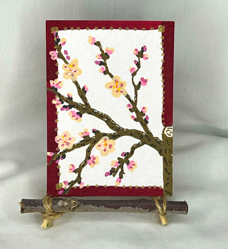Aceo japanese peace - aceo, “japanese
