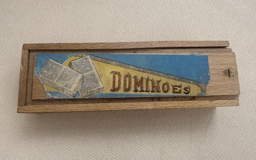 Vintage dominoes set - dominoes,