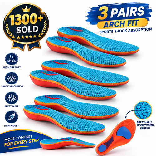 Orthotic insoles arch - 3x,