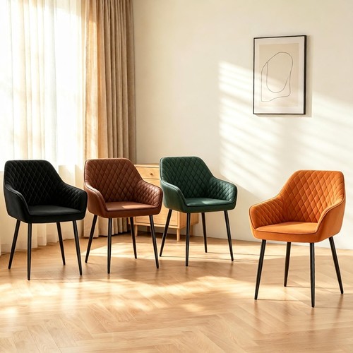 4pcs dining chairs - 2/4pcs,
